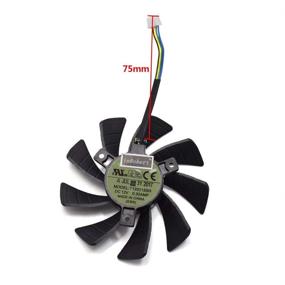 img 3 attached to 🎮 High-Performance T129215SH 0.3AMP Video Card Fan Replacement - Compatible with ZOTAC GTX 1060 Mini Graphic Card