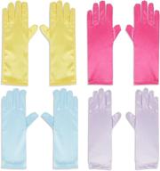 👸 enchanting juvale princess dress up gloves costume for endless fun! logo