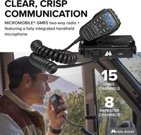 img 3 attached to Расширенное общение с радиостанцией Midland MicroMobile 15W GMRS Two-Way и комбинированным управляющим микрофоном.