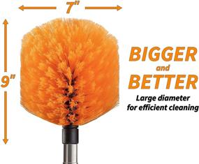 img 3 attached to 🕸️ Cobweb Duster Head Brush - Ideal for Outdoor & Indoor Web Cleaning