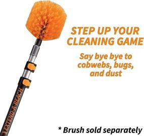 img 2 attached to 🕸️ Cobweb Duster Head Brush - Ideal for Outdoor & Indoor Web Cleaning