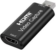 🎥 аудио видео захват карт tkd - hdmi на usb 2.0 - высокое качество 1080p 60fps запись с dslr, видеокамеры, экшн-камеры, захват карты nintendo switch для playstation 4, xbox one & xbox 360 логотип