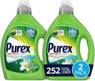 🌺✨ purex liquid laundry detergent: natural elements linen & lilies, 2x concentrated, 220 loads - pack of 2, 82.5 fl oz logo