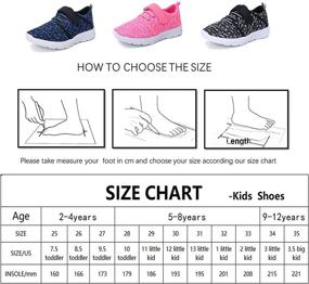 img 3 attached to Yapoly Kids Breathable Sneakers Shoes - Best Lightweight Casual Sports Shoes for Girls and Boys