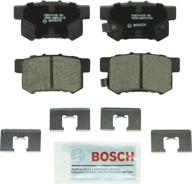 🔹 bosch bc536 quietcast премиум керамический набор тормозных колодок с дисковыми тормозами для автомобилей acura, honda и isuzu: превосходная производительность и более тихое торможение, специально разработанный для выбранных моделей. логотип