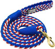 🐾 lukpaw heavy duty dog leash: 6ft nylon rope for medium large dogs - climbing training, walking, and more! логотип