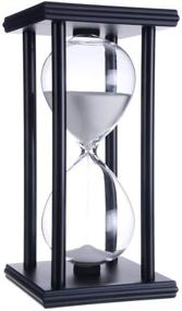 img 4 attached to ⏳ 60 Min Hourglass Timer: Ideal Children's Room Decoration for Birthdays, Tea Time, Coffee Tables, Bookshelves & More