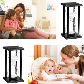 img 2 attached to ⏳ 60 Min Hourglass Timer: Ideal Children's Room Decoration for Birthdays, Tea Time, Coffee Tables, Bookshelves & More