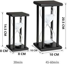 img 3 attached to ⏳ 60 Min Hourglass Timer: Ideal Children's Room Decoration for Birthdays, Tea Time, Coffee Tables, Bookshelves & More