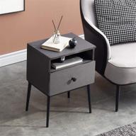 vecelo square storage nightstands bedroom logo