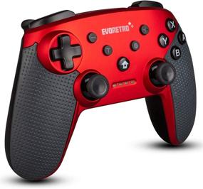 img 4 attached to 🎮 EVORETRO Wireless Bluetooth Nintendo Switch Controller Pro with Gyro Axis-Turbo Buttons - Ideal for Switch/Gamecube Games, Red