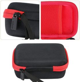 img 1 attached to Co2CREA Hard Carrying Case Replacement For JBL GO3 Go 3 Waterproof Ultra Portable Bluetooth Speaker (Black Case Inside Red)