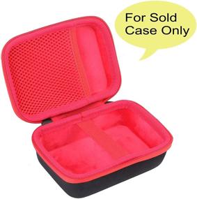 img 3 attached to Co2CREA Hard Carrying Case Replacement For JBL GO3 Go 3 Waterproof Ultra Portable Bluetooth Speaker (Black Case Inside Red)