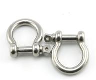 ⚓ heyous 3/8 inch stainless steel screw pin anchor shackle for heavy duty load clamp in chains, wirerope, lifting & outdoor activities (2pcs) логотип