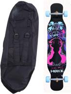 🎒 optimize your travel with dreamfire's 46 inch longboard carry bag skateboard backpack logo