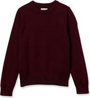 👕 amazon essentials uniform crew neck sweaters for boys: quality clothing at great prices logo