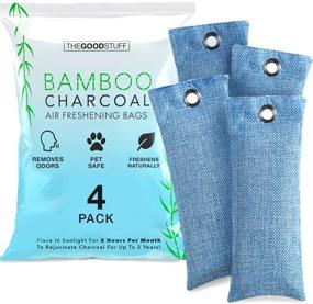 img 4 attached to 🌿 Natural Charcoal Deodorizer Bags - Eliminate Damp and Musty Odors from Shoes, Closets, and Fridges: Ideal for Freshening Small Spaces