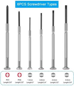 img 1 attached to Eyeglass Repair Kit with 1100pcs Eyeglass Screws, Nose Pads, Precision Screwdriver Set, and Tweezers - Ideal for Eyeglasses, Sunglasses, Watch Clock, and Spectacle Repair