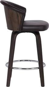 img 2 attached to Armen Living Mid Century Leather Barstool Furniture