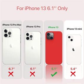 img 3 attached to Miracase Soft Liquid Silicone Case(Red)