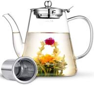 🌸 blooming flowering teapots: borosilicate stovetop elegance at its finest логотип