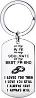 💑 wife's keychain: a soulmate's gift for love, valentine's day, anniversaries, and christmas logo