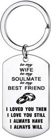 img 4 attached to 💑 Wife's Keychain: A Soulmate's Gift for Love, Valentine's Day, Anniversaries, and Christmas