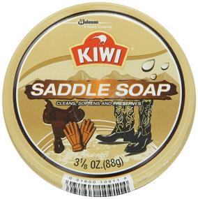 img 1 attached to 🥝 Kiwi Saddle Soap: Premium 3.125 Ounce Leather Cleaner - Pack of 2 (No Color)