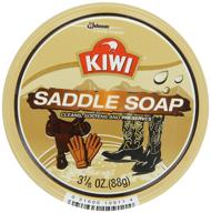 🥝 kiwi saddle soap: premium 3.125 ounce leather cleaner - pack of 2 (no color) logo