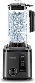 img 2 attached to 🍹 PakOne High-Speed Kitchen Countertop Blender - 74Oz Professional Blender for Smoother Shakes and Smoothies - 1800W Powerful Blender for Ice Crushing and Frozen Drinks - Self-Cleaning/10-Speed Control