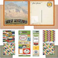 📸 vintage new mexico themed scrapbook kit - scrapbook customs paper and stickers logo