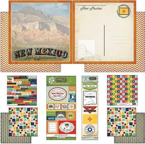 img 1 attached to 📸 Vintage New Mexico Themed Scrapbook Kit - Scrapbook Customs Paper and Stickers