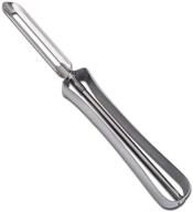 aniso kitchen stainless steel rotary vegetable peeler - ergonomic handle, dishwasher safe logo