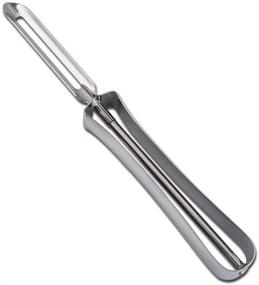 img 4 attached to Aniso Kitchen Stainless Steel Rotary Vegetable Peeler - Ergonomic Handle, Dishwasher Safe