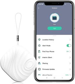 img 4 attached to Белый поиск ключей: локатор пульта с громким звуковым сигналом, GPS Bluetooth 🔍 кошелька, поиск автомобильных ключей и пультов ТВ — идеально подходит для телефона и очков.