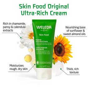 img 2 attached to Weleda Skin Food Оригинальный Слишком Питательный Увлажняющий Крем для Тела: Без аромата и удобный для путешествий - 2,5 унции