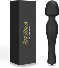 img 4 attached to LiliBlush Waterproof Cordless Quiet Massager: Powerful Rechargeable Personal Wand with 8 Speeds and 20 Patterns for Shoulder Relief, Muscle Recovery, and Back Massages