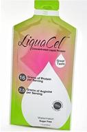 🍉 liquacel watermelon liquid protein: 16g collagen, whey, and arginine per 1oz serving - pack of 10 packets logo