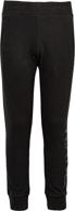 stylish and comfortable: calvin klein girls' performance jogger for active lifestyle logo