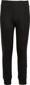 img 4 attached to Stylish and Comfortable: Calvin Klein Girls' Performance Jogger for Active Lifestyle