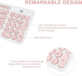 img 3 attached to Wireless Keyboard FD Cordless Power Saving