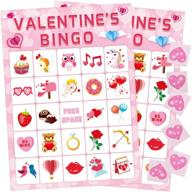 ❤️ valentine's day bingo game for kids - fun and interactive party game for up to 24 players! logo