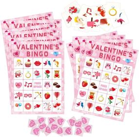 img 2 attached to ❤️ Valentine's Day Bingo Game for Kids - Fun and Interactive Party Game for up to 24 Players!