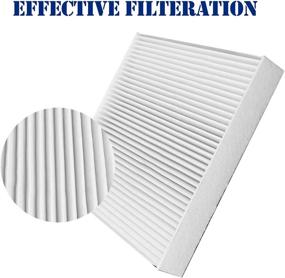 img 3 attached to ✅ 1-Pack RT157 White Cabin Air Filter for Avalon, Camry, Corolla, Prius, Prius Prime, Rav4, ES350, RX350, RX350L, RX450H, RX450HL, CX-9 - Replaces CP157, CF12157, BE-157, 87139-0E040/TK48-61-J6X