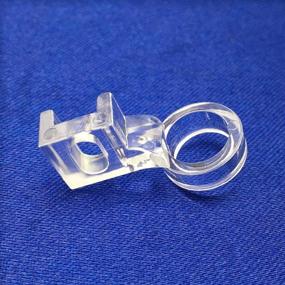 img 3 attached to 🧵 YEQIN Low Shank Clarity Clear Ruler Patchwork Sewing Presser Foot 1/4" Quilting - Fits Popular Sewing Machine Brands like Singer, Brother, Janome, and More!