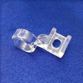 img 2 attached to 🧵 YEQIN Low Shank Clarity Clear Ruler Patchwork Sewing Presser Foot 1/4" Quilting - Fits Popular Sewing Machine Brands like Singer, Brother, Janome, and More!