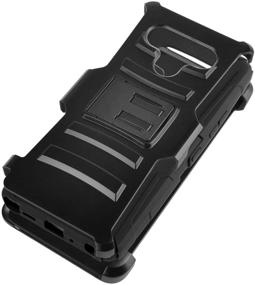 img 3 attached to 📱 CELZEN - Hybrid Phone Case with Stand/Belt Clip Holster for LG Stylo 6 LM-Q730 (2020) - CV1 Black