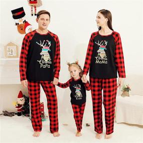 img 3 attached to 🎄 Cozy and Festive: Family Matching Christmas Pajamas Set for a Memorable Holiday!