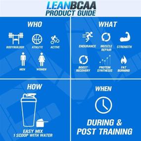 img 1 attached to Evlution Nutrition LeanBCAA: Powerful Stimulant-Free Fat Burner with BCAA’s, CLA, and L-Carnitine – Sugar and Gluten Free, Blue Raz Flavor, 30 Servings