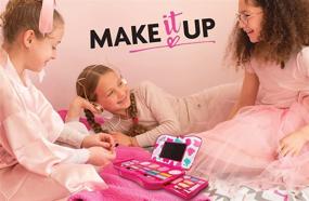img 2 attached to 💄 Girls Makeup Kit – All-in-One Makeup Set with Mirror and Secure Close – Non Toxic and Safety Tested – Laptop Design